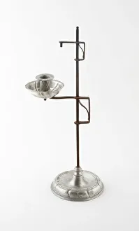 Candleholder Gallery: Adjustable Candlestick, Frankfurt am Main, 18th century. Creator: Unknown