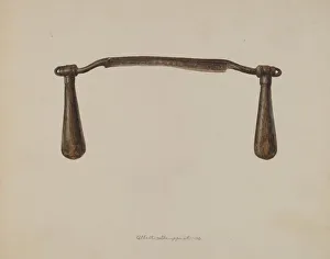 Albert Geuppert Prints: Adjustable Drawshave, 1938. Creator: Albert Geuppert