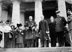 Occasion Prints: Adm. Ching Kwong and Mayor Gaynor, 1911. Creator: Bain News Service