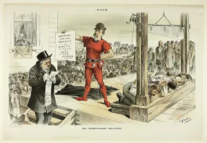 Executing Prints: The Administration Guillotine, from Puck, n.d. Creator: Joseph Keppler