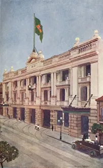 Utilities Prints: Administration Offices of the Rio Tramway, Light and Power Company, 1914