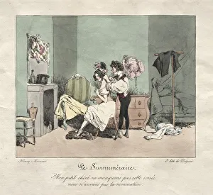 Administrative Customs: Supernumerary. Creator: Henry Bonaventure Monnier (French, 1805-1877)