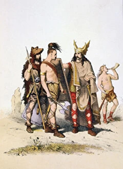 A Lemercier Gallery: Administrators of the villages, 5th century (1887). Artist: A Lemercier
