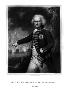 Admiral Alexander Hood, 1st Viscount Bridport, officer of the Royal Navy, (1832).Artist: J Robinson Admiral Alexander Hood, 1st Viscount Bridport, officer of the Royal Navy, (1832).Artist: J Robinson