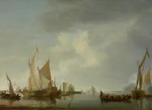 Cappelle Jan Van De Prints: The Admiral, c1650-1670. Creator: Jan van de Cappelle