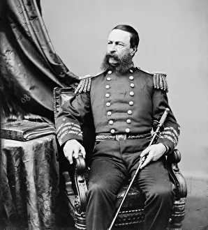Admiral David Dixon Porter, US Navy, between 1860 and 1875. Creator: Unknown