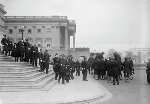 Us Capitol Prints: Admiral George Dewey, U.S.N. - Leaving Capitol