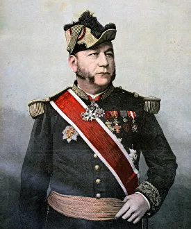 Waistband Prints: Admiral Humann, French Far East Navy Commander, 1893