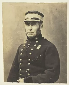 Naval Uniform Gallery: Admiral Lord Lyons, Taken in the Crimea, 1855. Creator: Roger Fenton