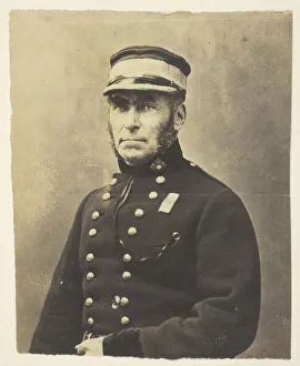 Crimea Ukraine Gallery: Admiral Lord Lyons, Taken in the Crimea, 1855. Creator: Roger Fenton