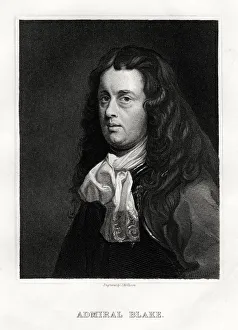 Admiral Robert Blake, 1860. Artist: James Mollison