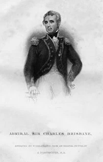 Images Dated 15th March 2006: Admiral Sir Charles Brisbane (1769-1829), 1837.Artist: W Greatbatch