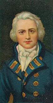 Rj Lea Prints: Admiral Sir Graham Moore (1764-1843) British sailor and a career officer, 1912