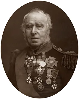 Admiral Sir Sydney Colpoys Dacres, Governor of Greenwich Hospital, 1883. Artist: Lock & Whitfield