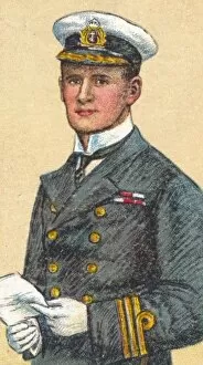 Captain Scott Collection: Admiral Teddy Evans, (1881-1957), British naval officer and Antarctic explorer, 1916