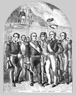 Admirals of the Baltic and Black Sea Fleets, 1854. Creator: Unknown