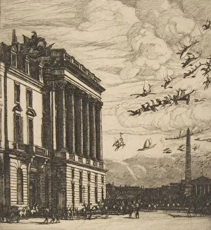 Charles Meryon Gallery: The Admiralty, Paris, 1865. Creator: Charles Meryon