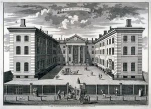 Thomas Bowles Prints: The Admiralty, Whitehall, Westminster, London, 1731. Artist: Thomas Bowles