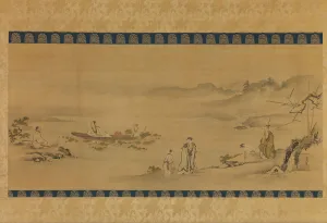 Four Admirers, late 17th-early 18th century. Creator: Kano Yoboku Tsunenobu