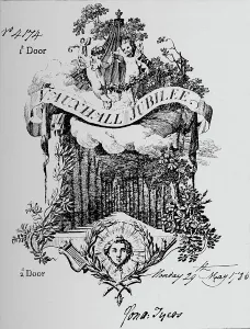 Elder Prints: An admission ticket to Vauxhall Gardens, 1786, (1912)