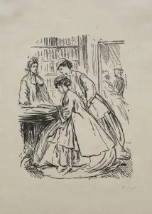 1834 1896 Prints: Much Ado about Nothing, 1866. Creator: George Louis Palmella Busson Du Maurier (British