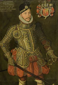 Holstein Gottorp Prints: Adolf, 1526-1586, Duke of Holstein-Gottorp, 1586. Creator: Anon