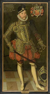 Holstein Gottorp Prints: Adolf, 1526-1586, Duke of Holstein-Gottorp, 1586. Creator: Anon