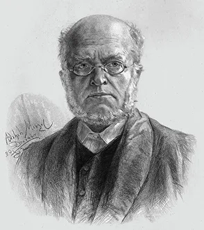 Menzel Adolph Friedrich Erdmann Von Prints: Adolf Friedrich Erdmann Menzel, c1880-83. Creator: A Gilbert