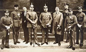 Adolf Hitler Collection: Adolf Hitler standing next to General Erich Ludendorff, Germany, 11 November 1921