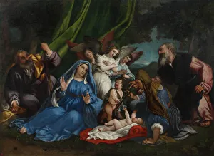 Lotto Prints: The Adoration of the Christ Child, 1546-1547