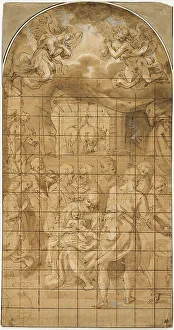 Lead White Prints: Adoration of the Christ Child, 1580/1600. Creator: Filippo Bellini