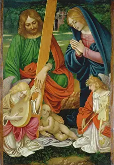 Adoration Prints: The Adoration of the Christ Child, c1500-1510. Creator: Gaudenzio Ferrari