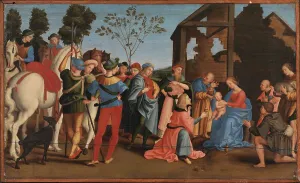 Balthasar Prints: The Adoration of the Kings, 1500-1599. Creator: Raphael