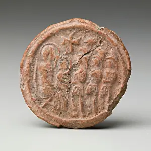 Roundel Prints: Adoration of the Kings, between 8th and 12th century. Creator: Unknown