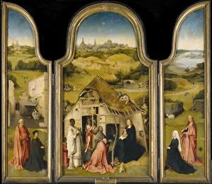 The Adoration of the Kings, c. 1495. Artist: Bosch, Hieronymus (c. 1450-1516) The Adoration of the Kings, c. 1495. Artist: Bosch, Hieronymus (c. 1450-1516)