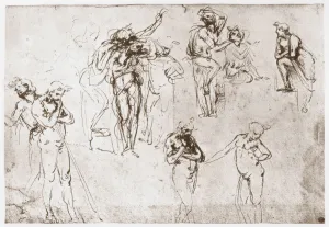 The Adoration of the Kings, c1481. Artist: Leonardo da Vinci The Adoration of the Kings, c1481. Artist: Leonardo da Vinci