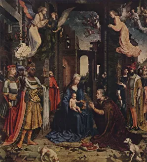 Gift Prints: The Adoration of the Kings, c1510, (1938). Artist: Jan Gossaert