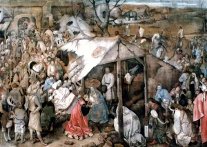 Visiting Prints: The Adoration of the Kings, c1556-1562. Artist: Pieter Bruegel the Elder