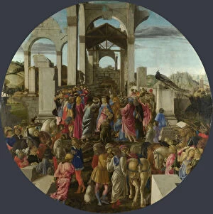 Sandro 1445 1510 Gallery: The Adoration of the Kings, ca 1470-1475. Artist: Botticelli, Sandro (1445-1510)