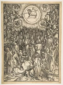 Adoration Gallery: The Adoration of the Lamb, from The Apocalypse, Latin Edition, 1511, 1511