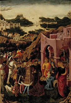 Wise Men Prints: The Adoration of the Magi, 1440-1445. Creator: Giovanni Boccati