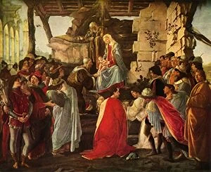 Faithful Gallery: Adoration of the Magi, 1476, (1937). Creator: Sandro Botticelli