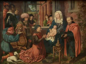 Magi Prints: The Adoration of the Magi, 1500. Creator: Master of Frankfurt