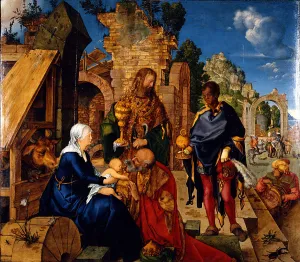 The Adoration of the Magi, 1504. Artist: Durer, Albrecht (1471-1528) The Adoration of the Magi, 1504. Artist: Durer, Albrecht (1471-1528)