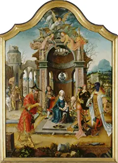 Devotion Prints: The Adoration of the Magi, 1516-1519. Creator: Master of the Von Groote Adoration
