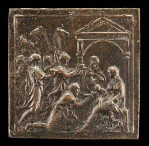 Gift Prints: The Adoration of the Magi, 1537 or after. Creator: Valerio Belli