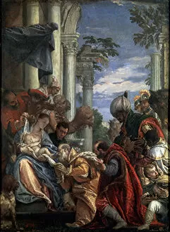 Paolo Caliari Gallery: The Adoration of the Magi, 1570s. Artist: Paolo Veronese