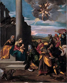 Scarsellino Scarsella Prints: The Adoration of the Magi, 1575-1580