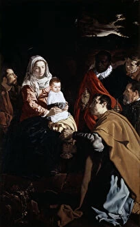 Images Dated 30th September 2005: The Adoration of the Magi, 1619. Artist: Diego Velazquez
