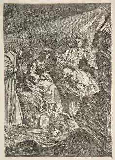 Claude Vignon I Gallery: The Adoration of the Magi, 1619. Creator: Claude Vignon